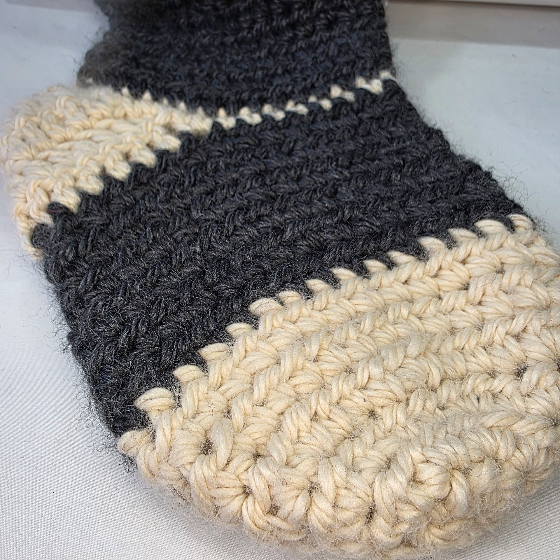 Crochet Pride Holiday Stocking: LGBTQIA, Holiday or Christmas Gift, Handmade product image (6)