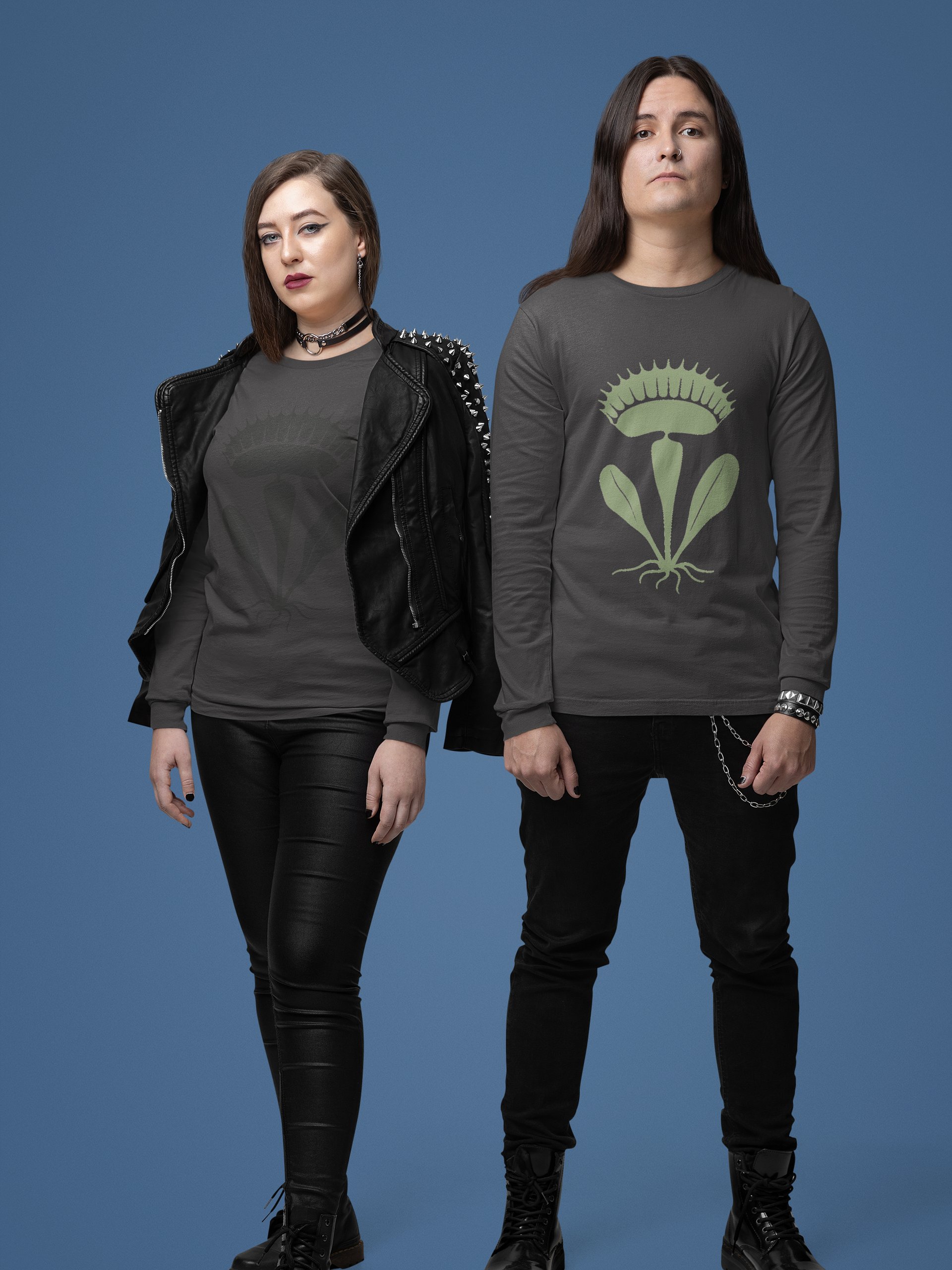 Venus Flytrap Stamp long sleeve product image (10)
