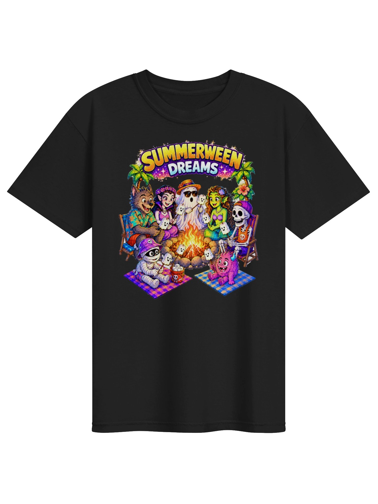 Summerween Dreams Campfire Tee product image (8)