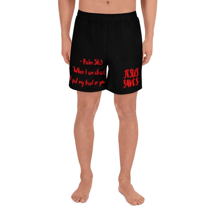 PSALM 56:3 ATHLETIC SHORTS product image (2)