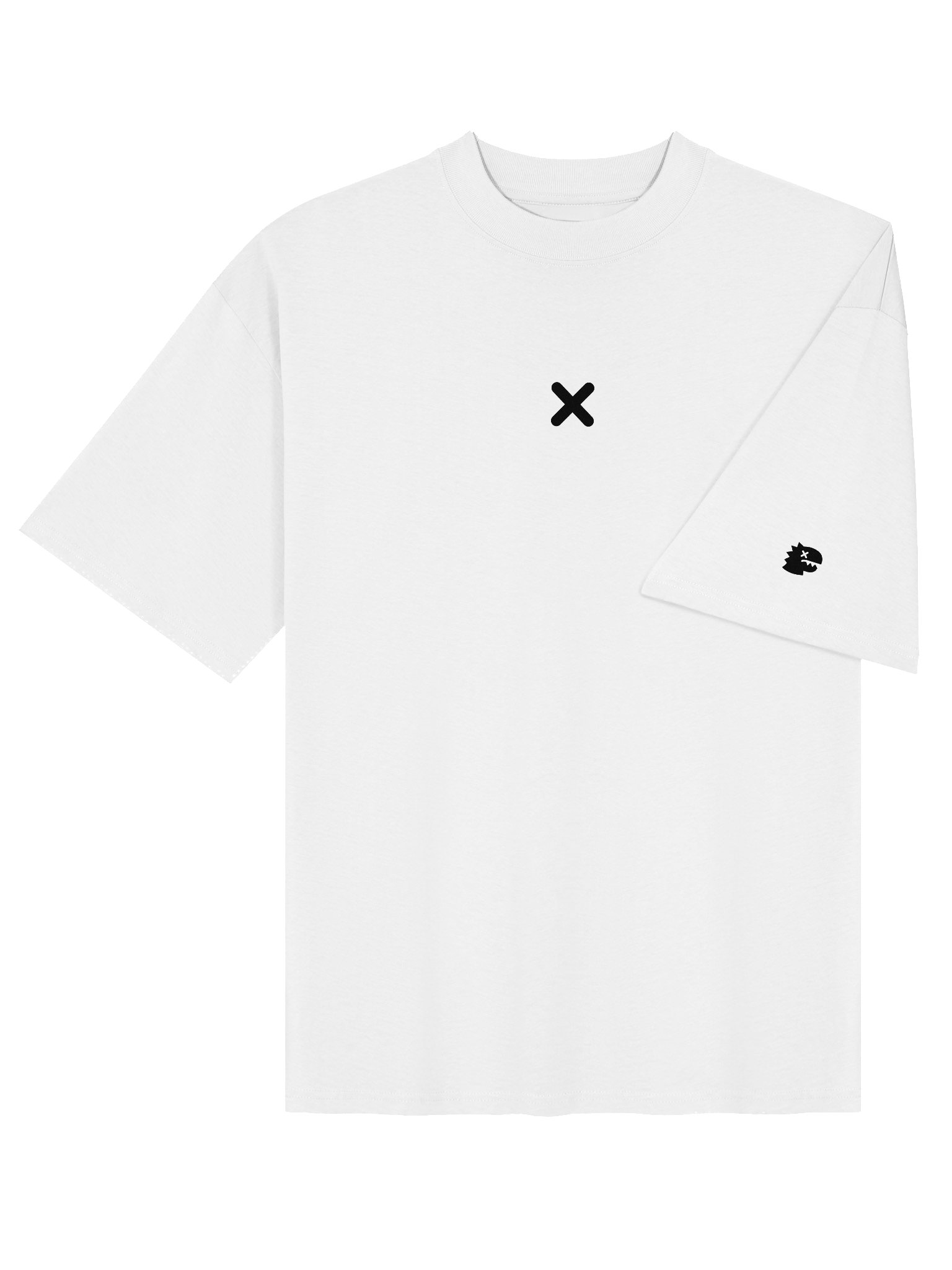 FMB ∣ JETLAG DINO Center X Oversized Tee white product image (4)