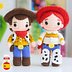 Combo de Patrones Amigurumi Woody y Jessie Inspirados en Toy Story (2 PDF)