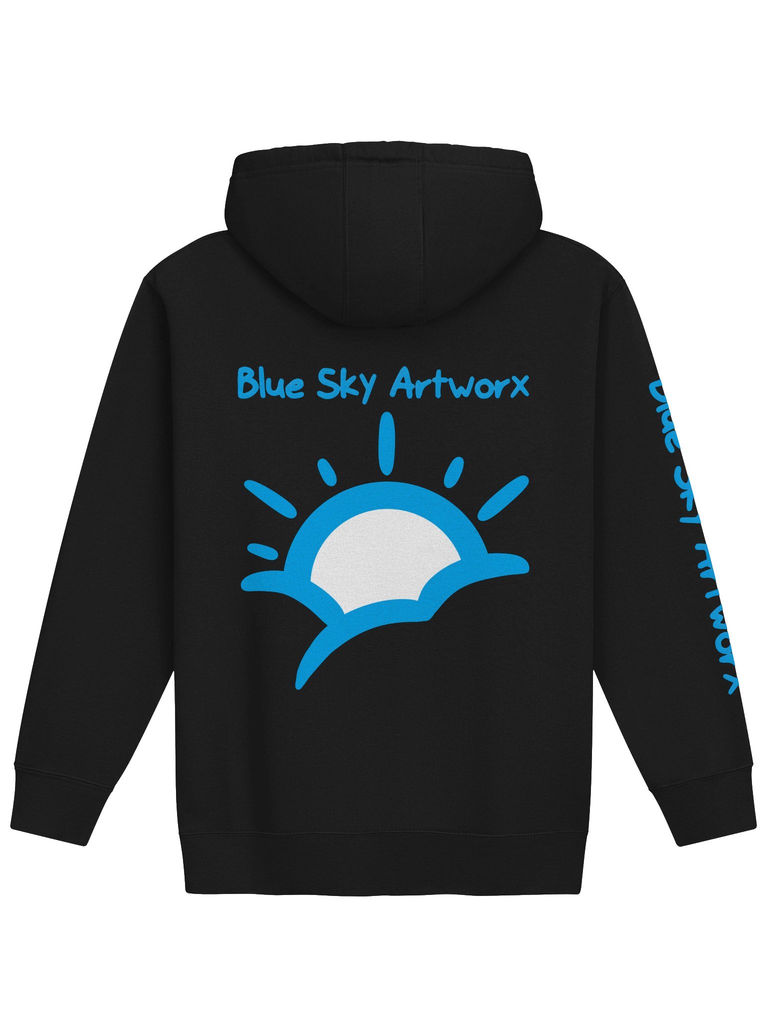 Blue Sunrise Burst Hoodie product image (1)