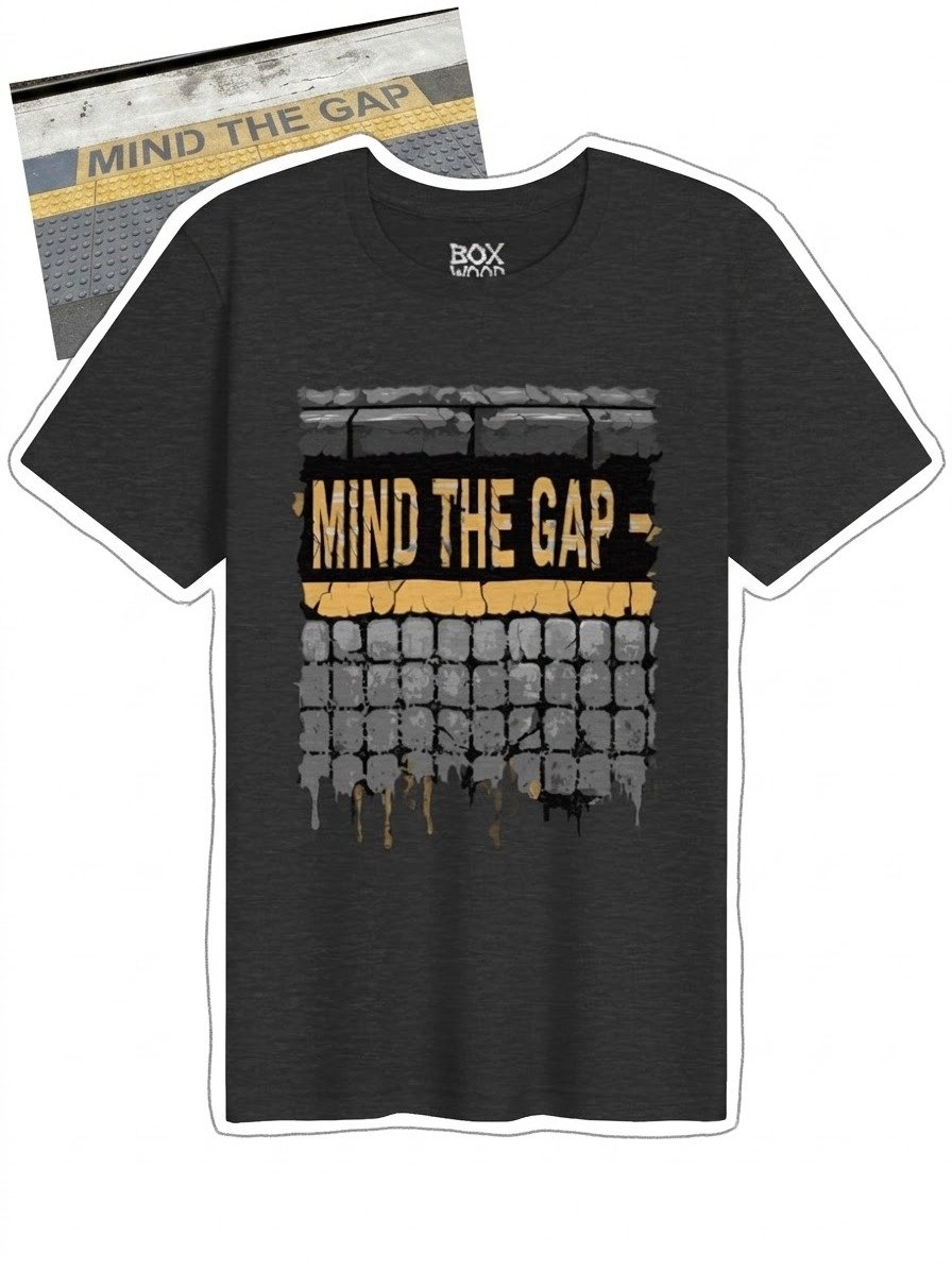 Mind The Gap Infrastructure | Heavyweight Boxy Fit Tee | HonestIndustrial product image (1)