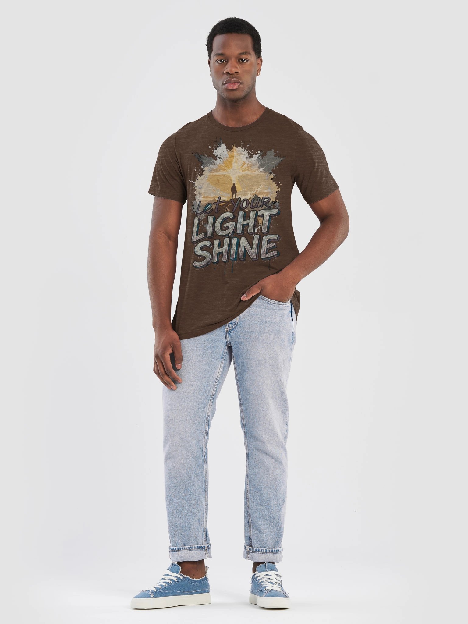 Let Your Light Shine Graphic T-shirt product image (11)