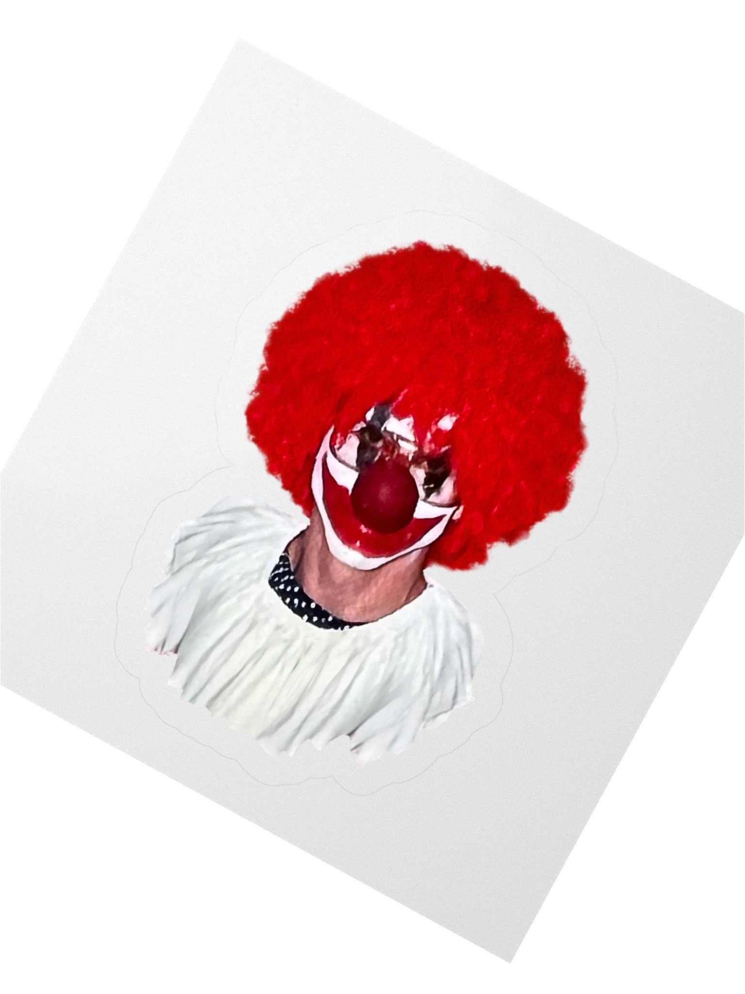 Clown Dad Kiss Cut Sticker product image (2)