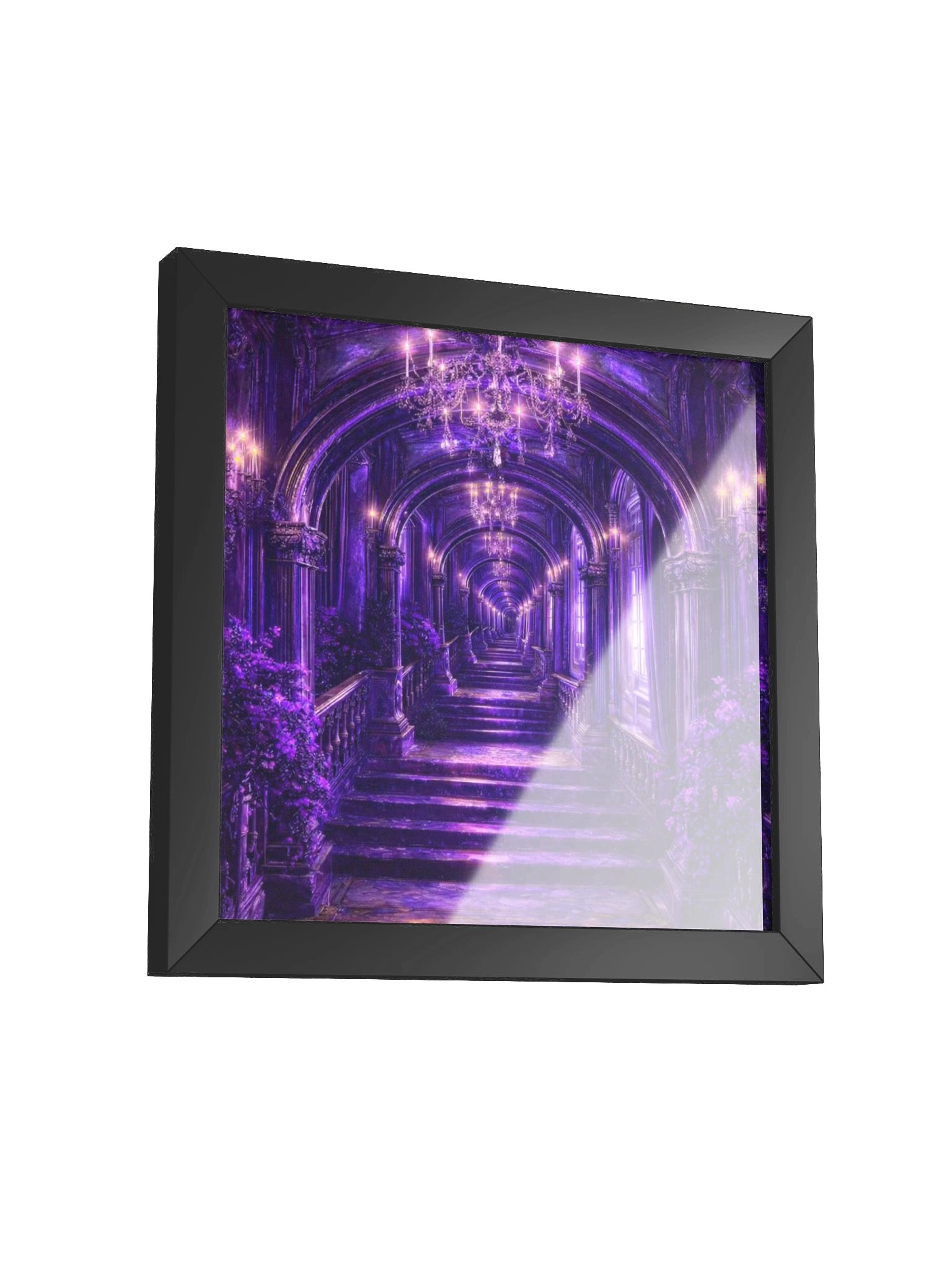 Infinite Violet Corridor – Grand Gothic Droste Mansion product image (3)