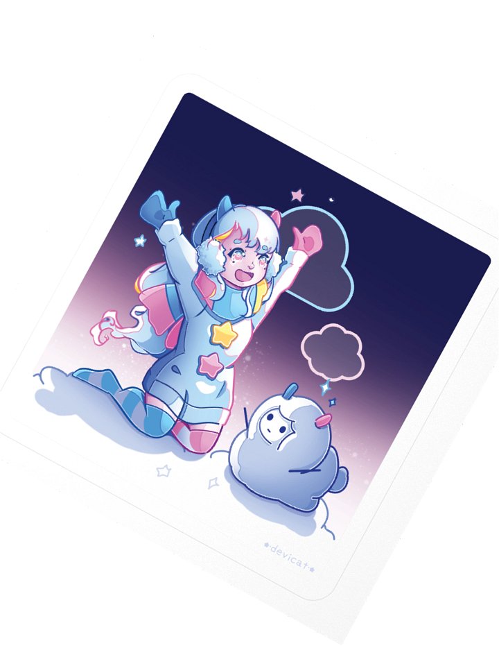 Hanabi SnowGirl & SnowSheep 2026 Sticker product image (4)