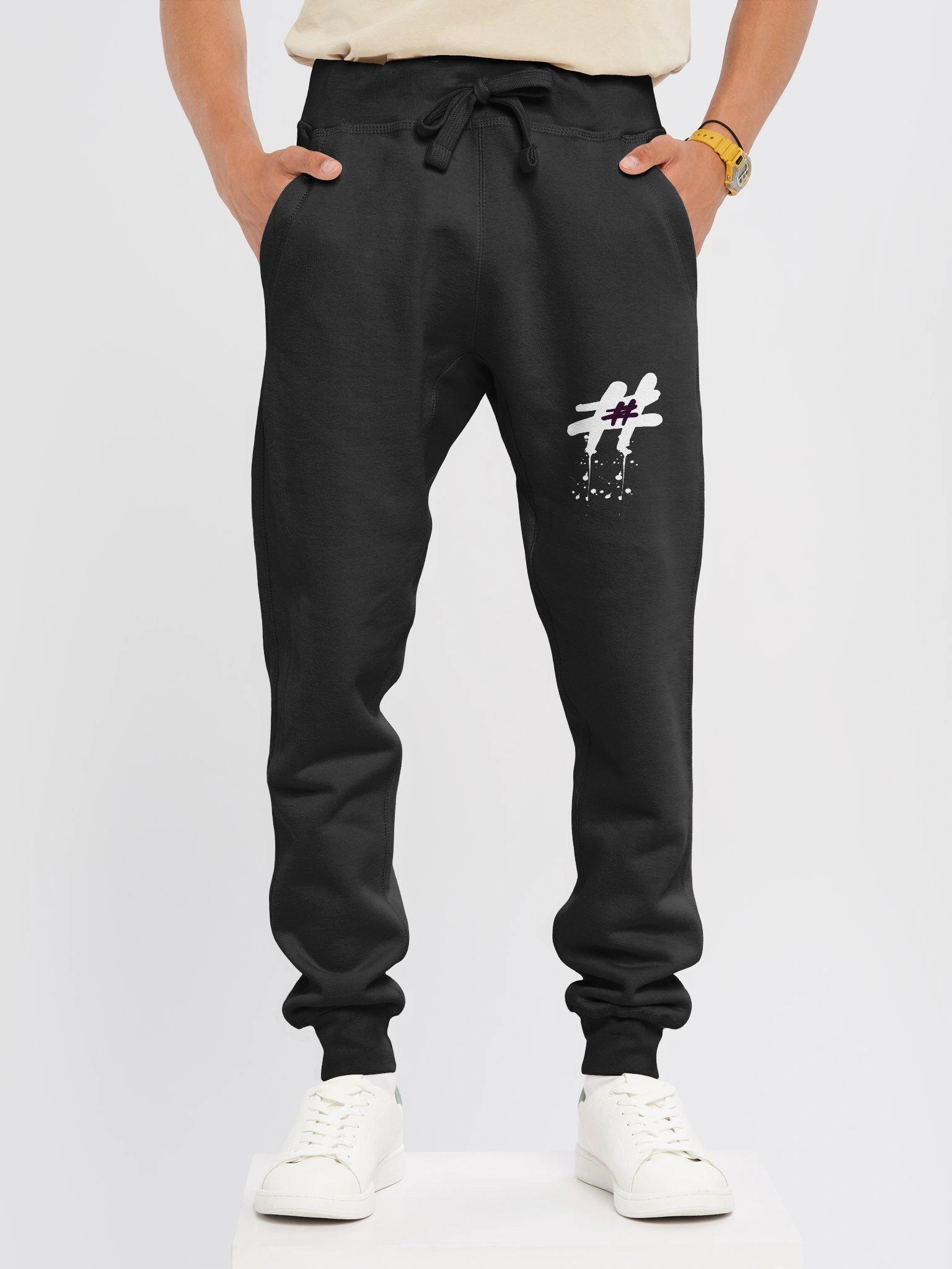 GRAFFITI EDITION JOGGERS (BLACK) product image (3)
