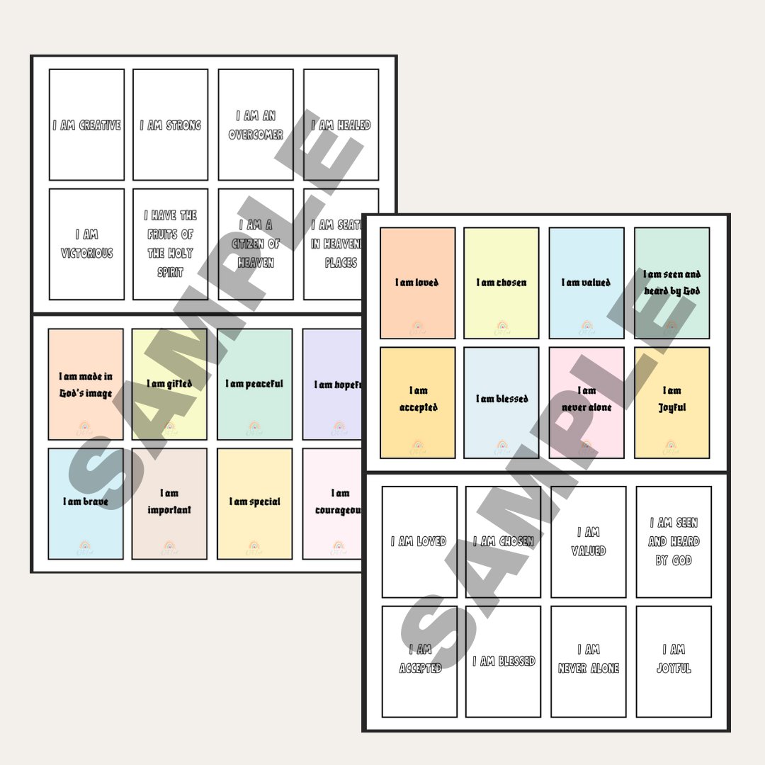 Biblical Affirmation Cards product image (1)