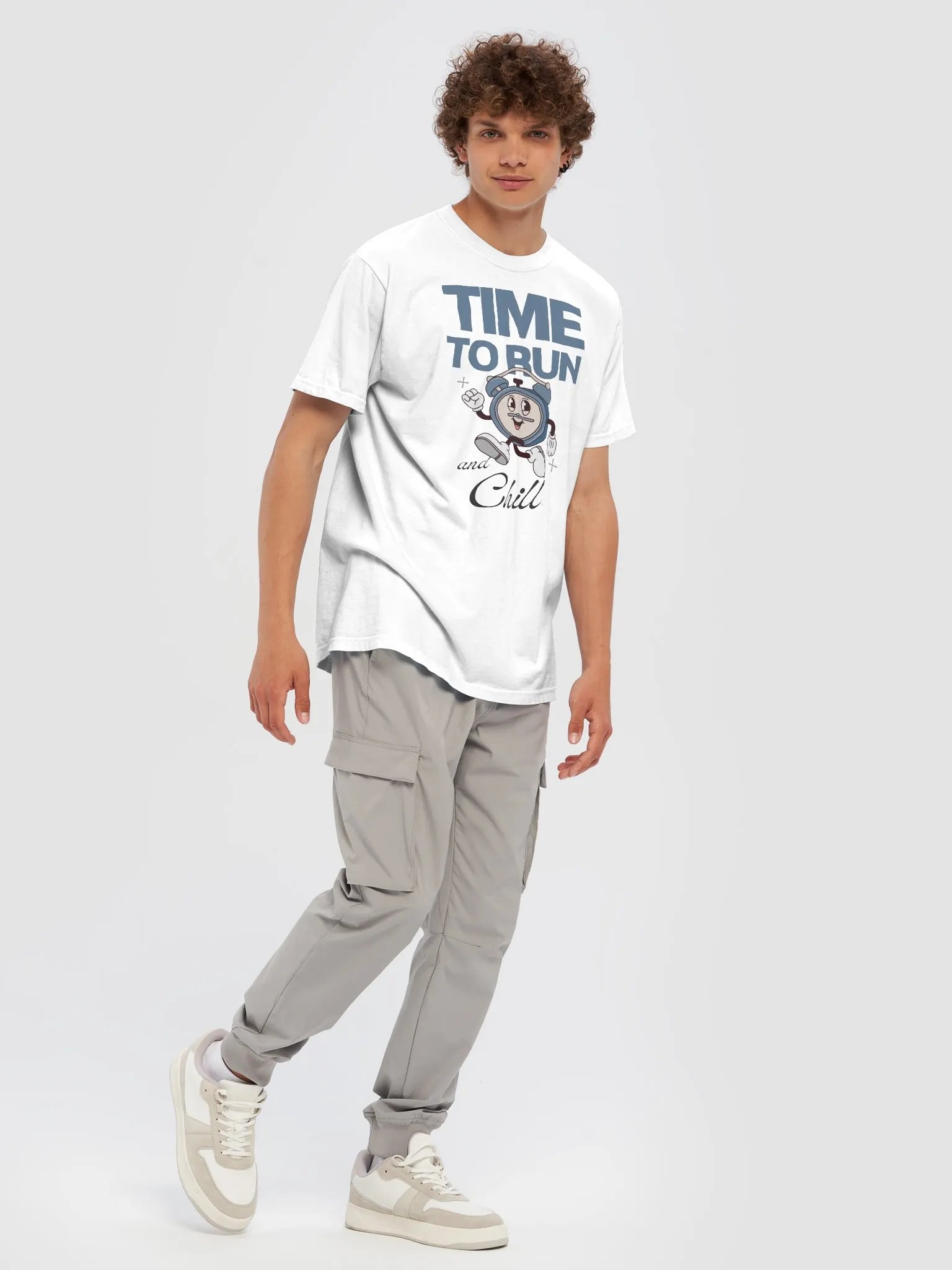Run O'Clock Cartoon Tee product image (20)