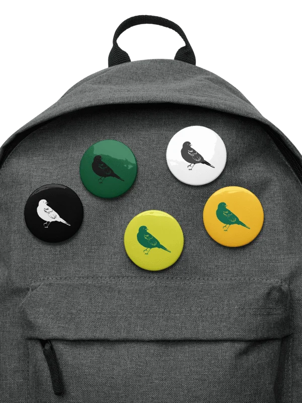 The Wandering Nightingale Pin Collection - Pin Buttons Set product image (5)