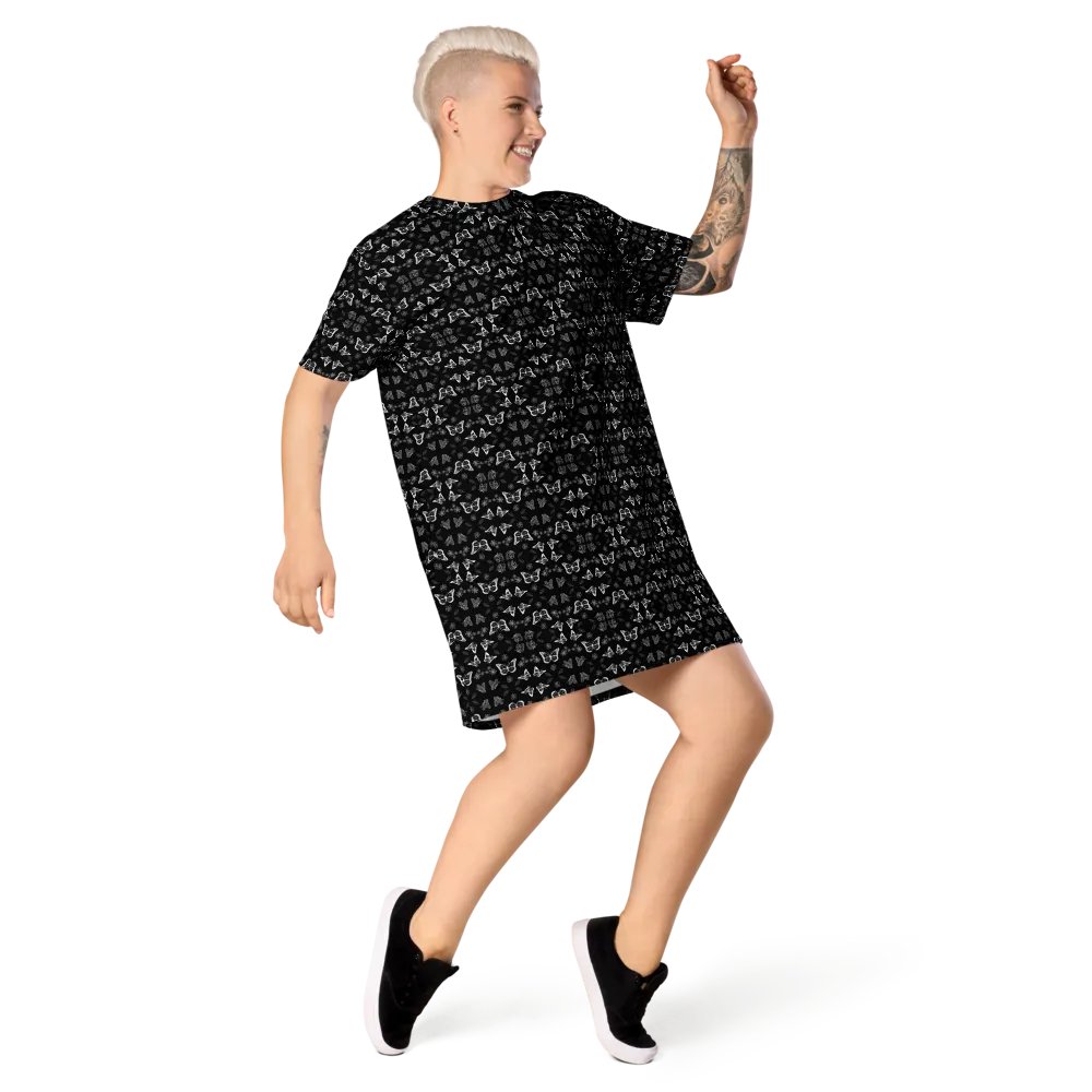 Black And White Butterfly Dress product image (9)