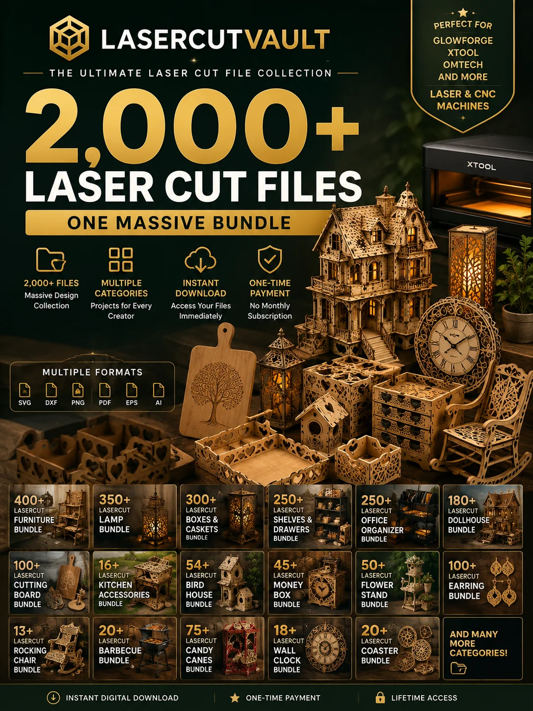 2,000+ Laser Cut Files Bundle product image (1)