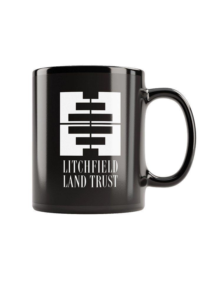 Black Vintage Logo Litchfield Land Trust Coffee Mug product image (1)