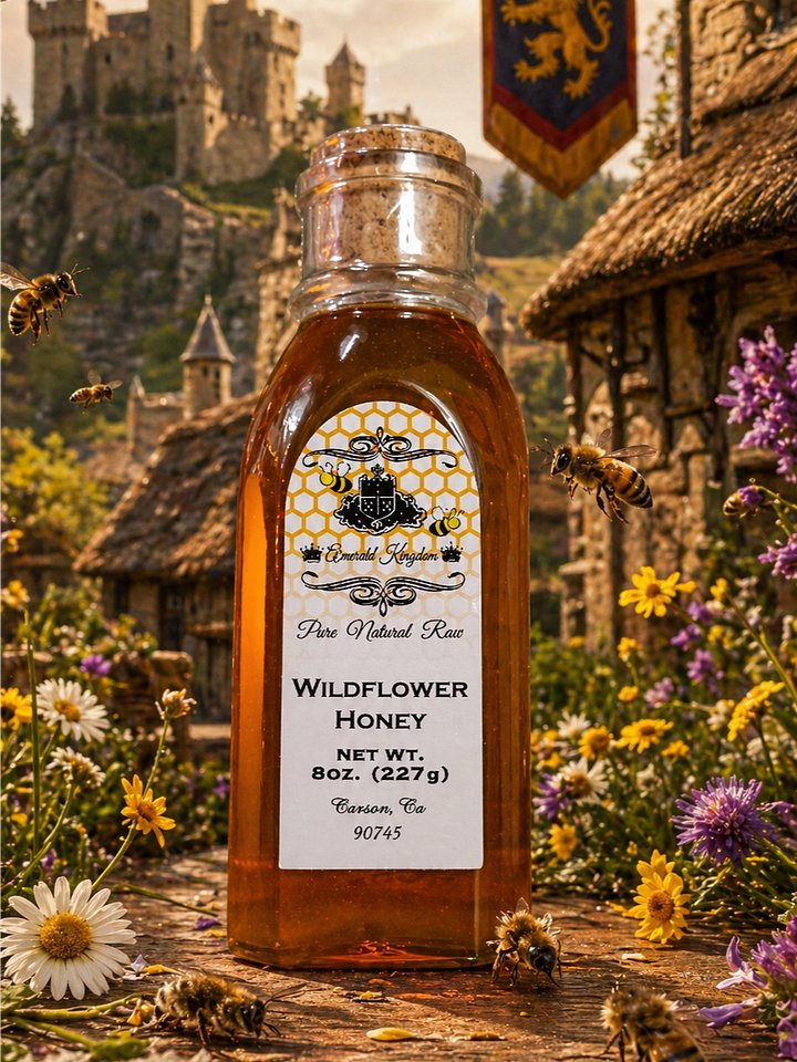 The Armored Kingdom Wildflower Honey Bottle product image (1)