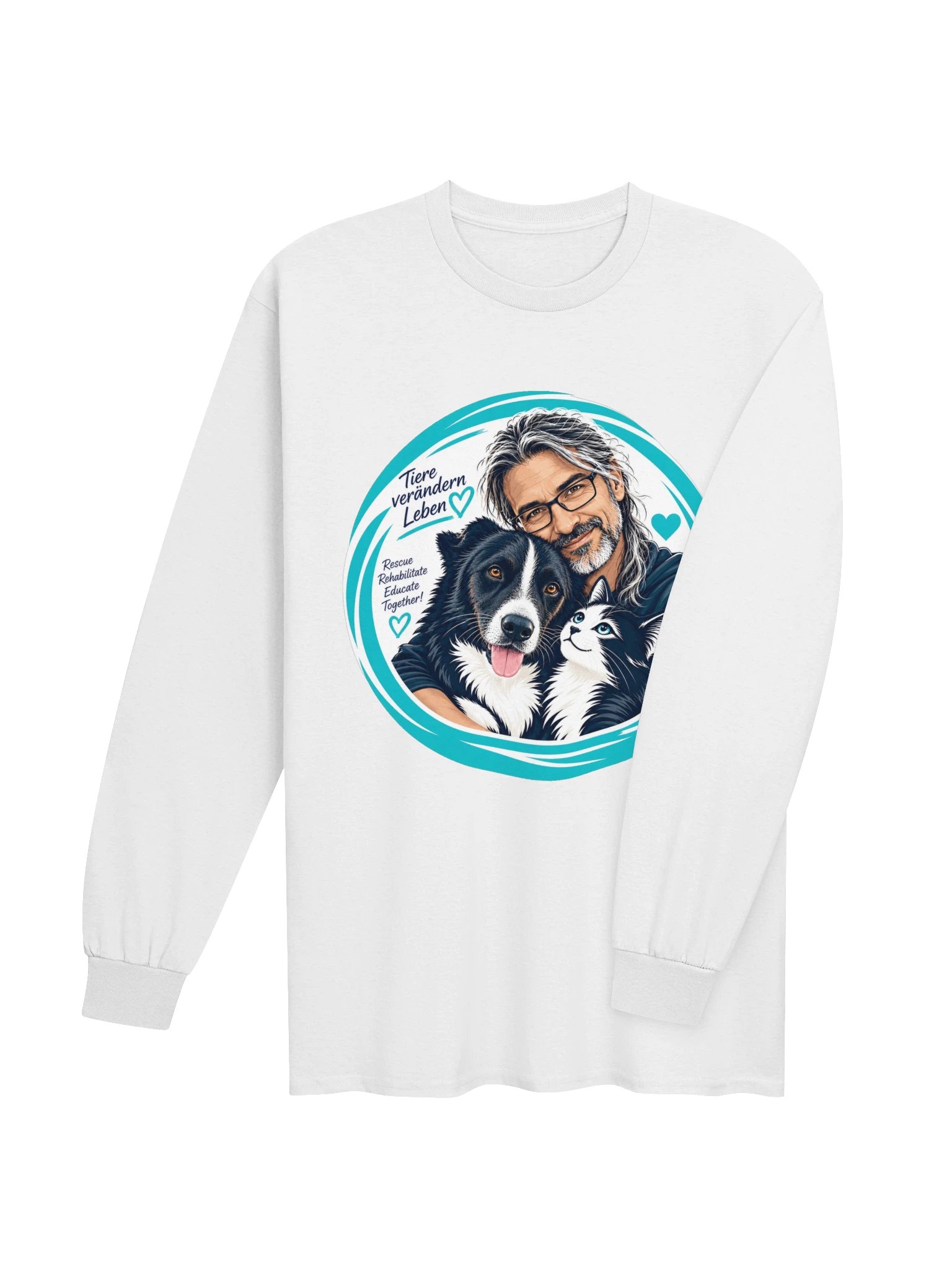 Tiere verändern Leben – Langarmshirt | Action Animals Serbia product image (3)