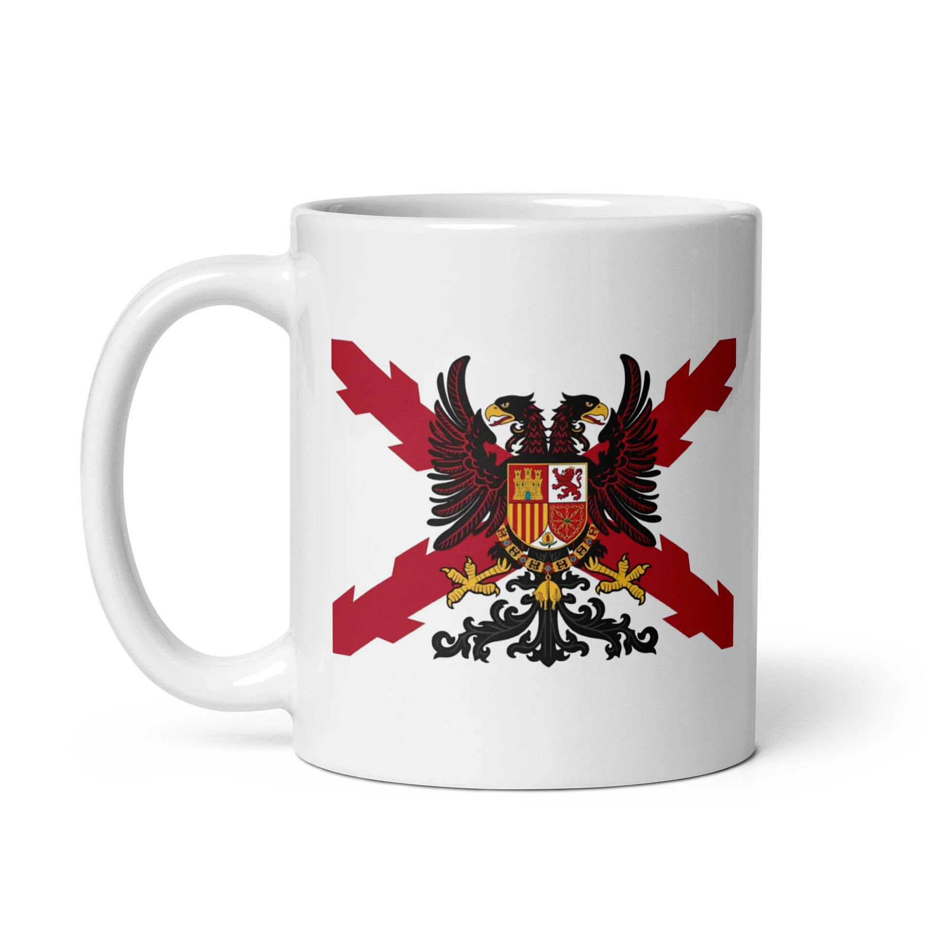 Taza de bandera de Cruz de Borgoña product image (2)