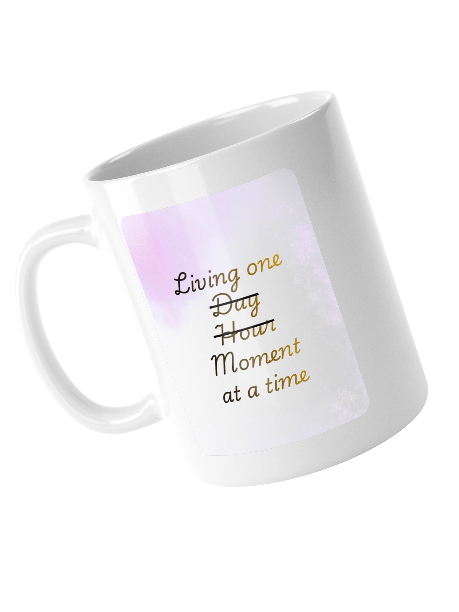 Mind Matter- Living One Moment at a Time- White Mug product image (13)