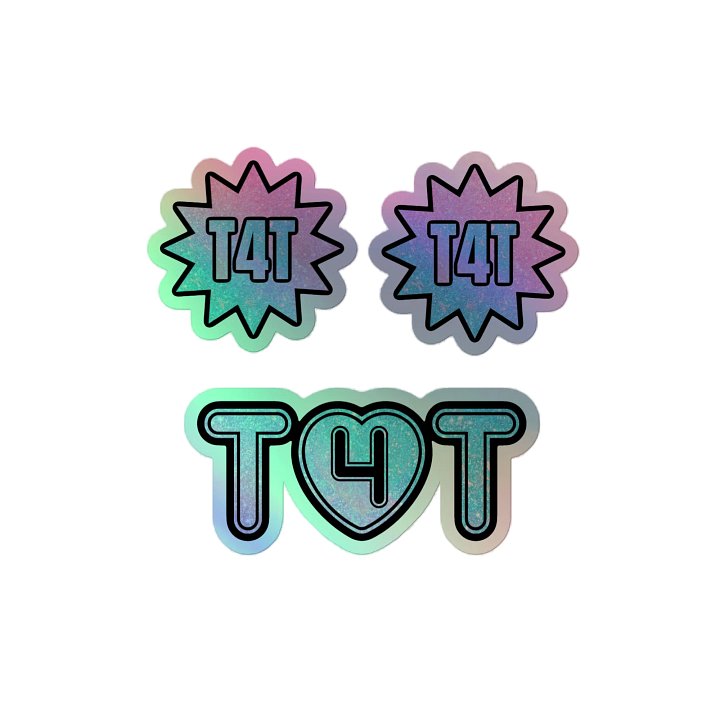 Holographic T4T Sticker Sheet product image (1)