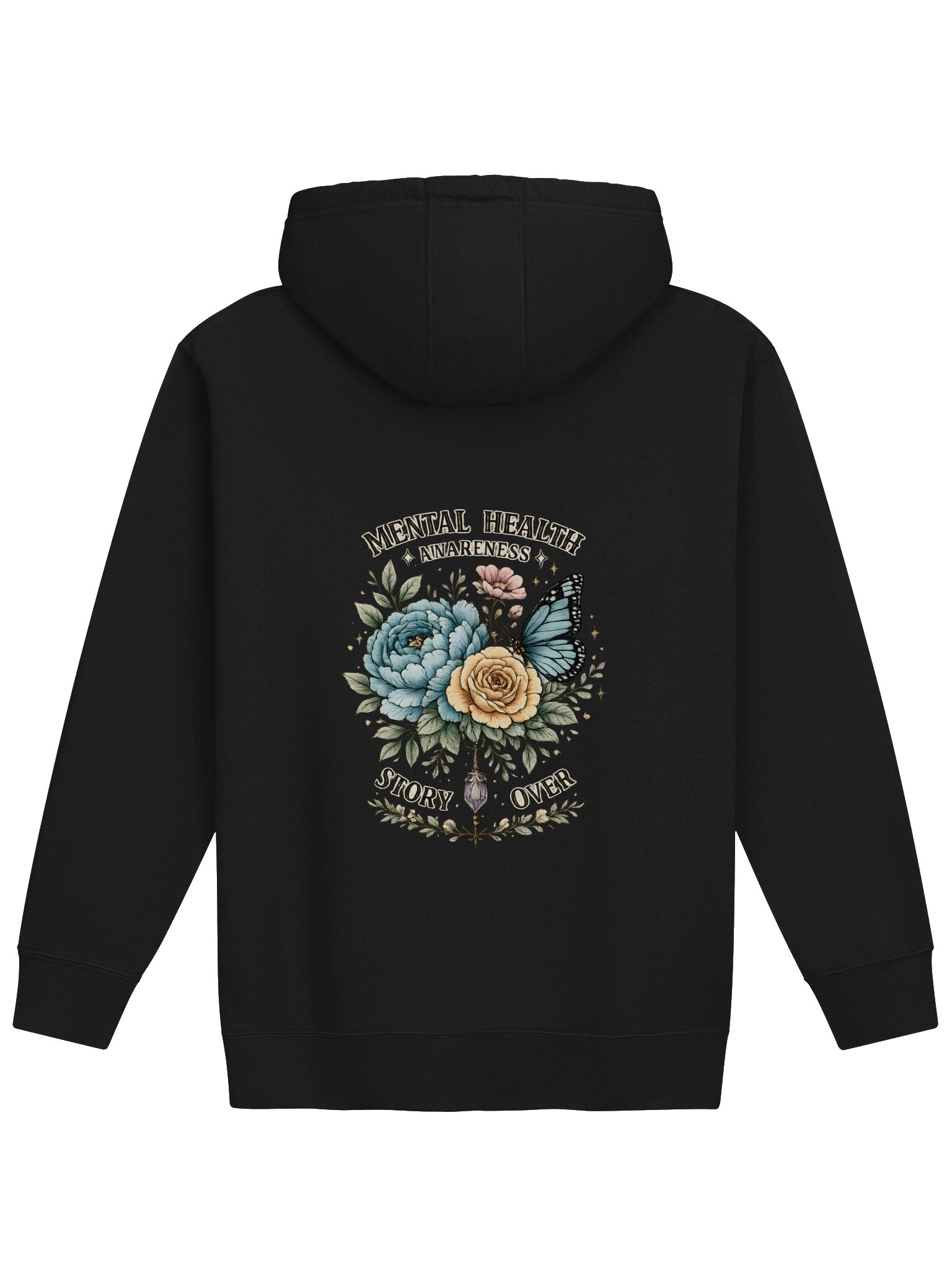 Your Story Isn’t Over Semicolon Mental Health Awareness Hoodie product image (25)