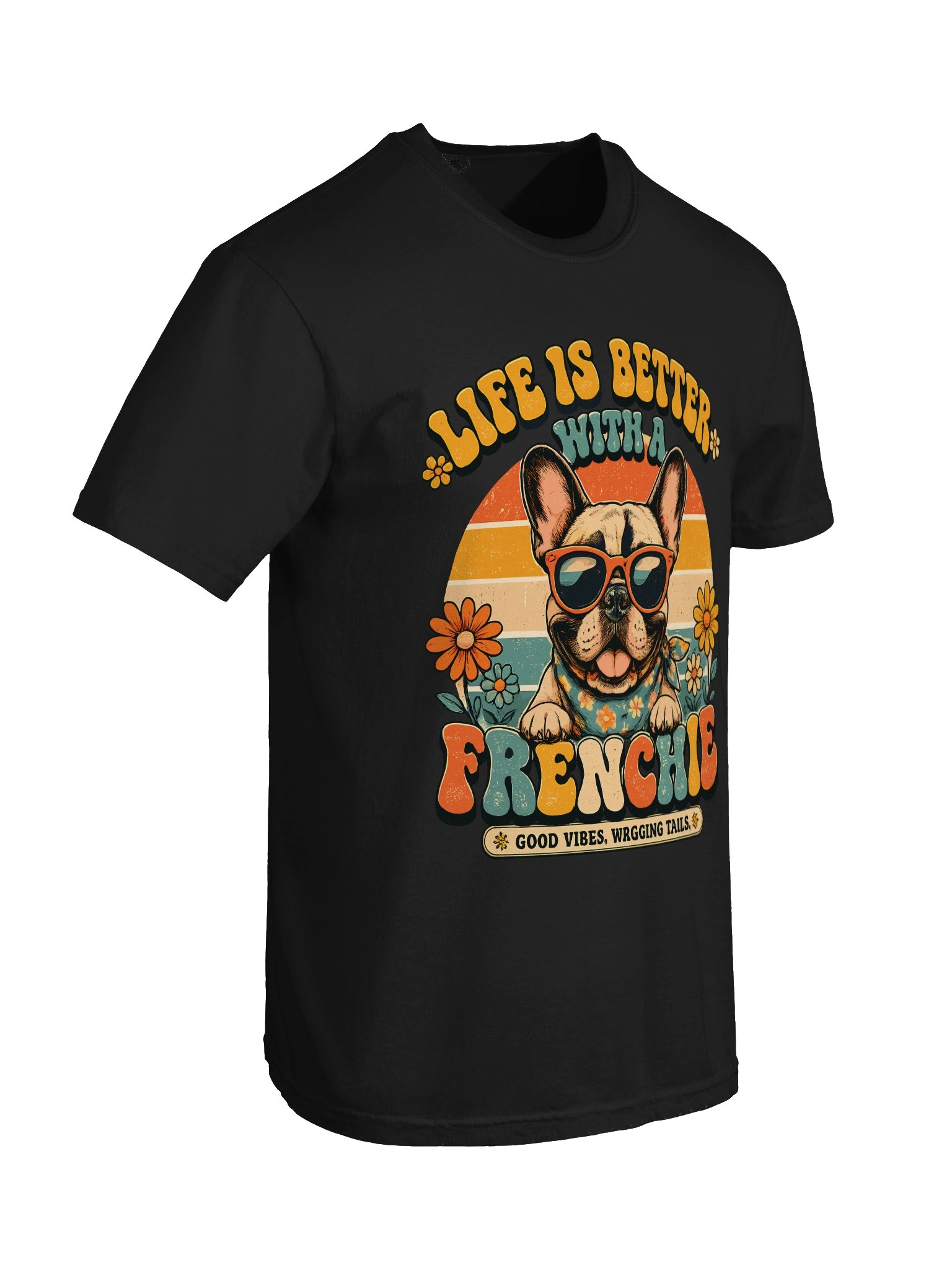 Life is better with a Frenchie tees product image (6)