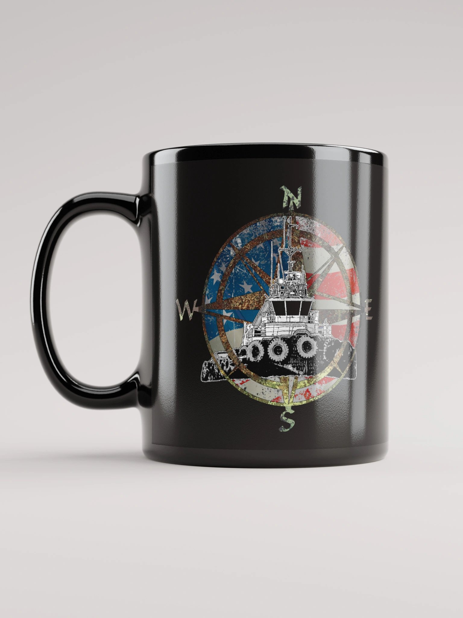 Compass Rose Marshall Foss & Flage Mug 11oz & 15oz product image (6)