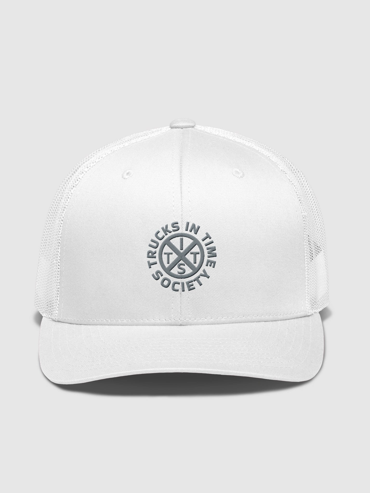 TITS CROSSROADS LOGO Trucker Hat White/Grey product image (1)