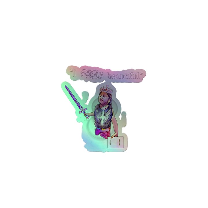 “I Pray Beautiful” - Sticker product image (1)