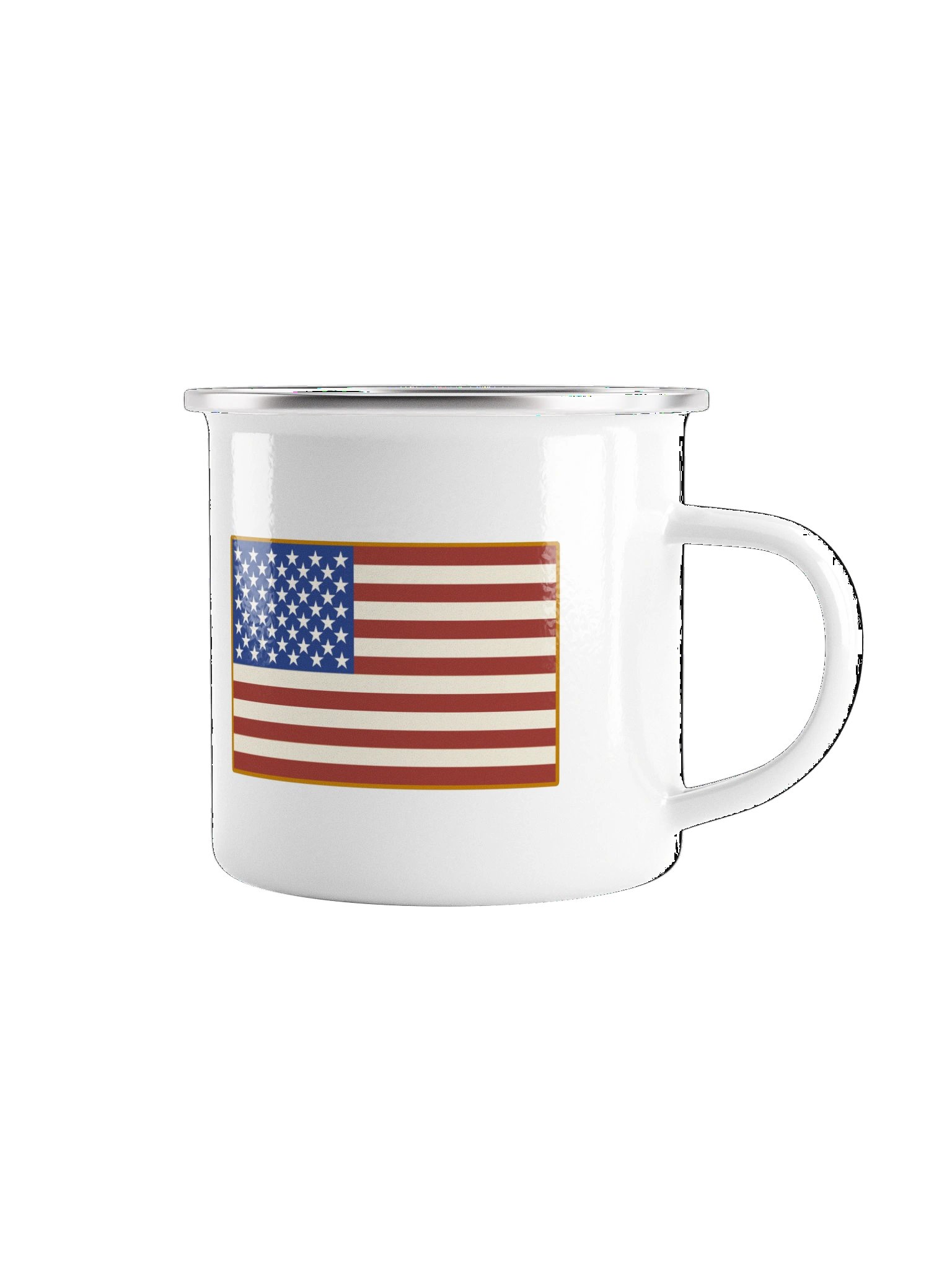 Channel Logo with Flag Enamal Mug - Semiquincentennial Edition product image (1)