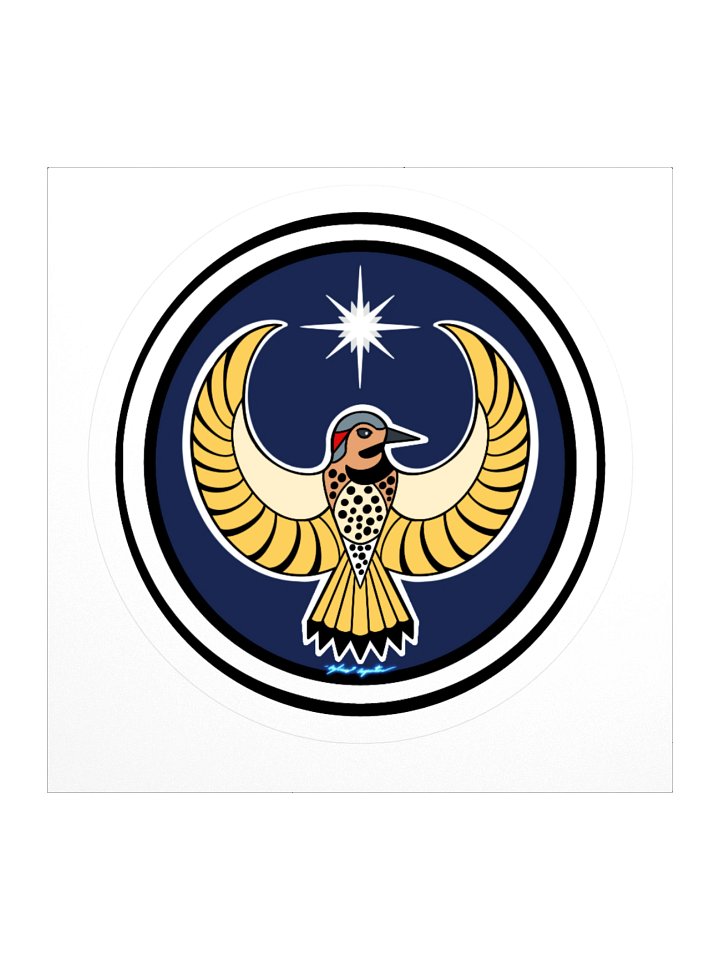 Northern Flicker- Resistance. AL. (sticker) product image (1)