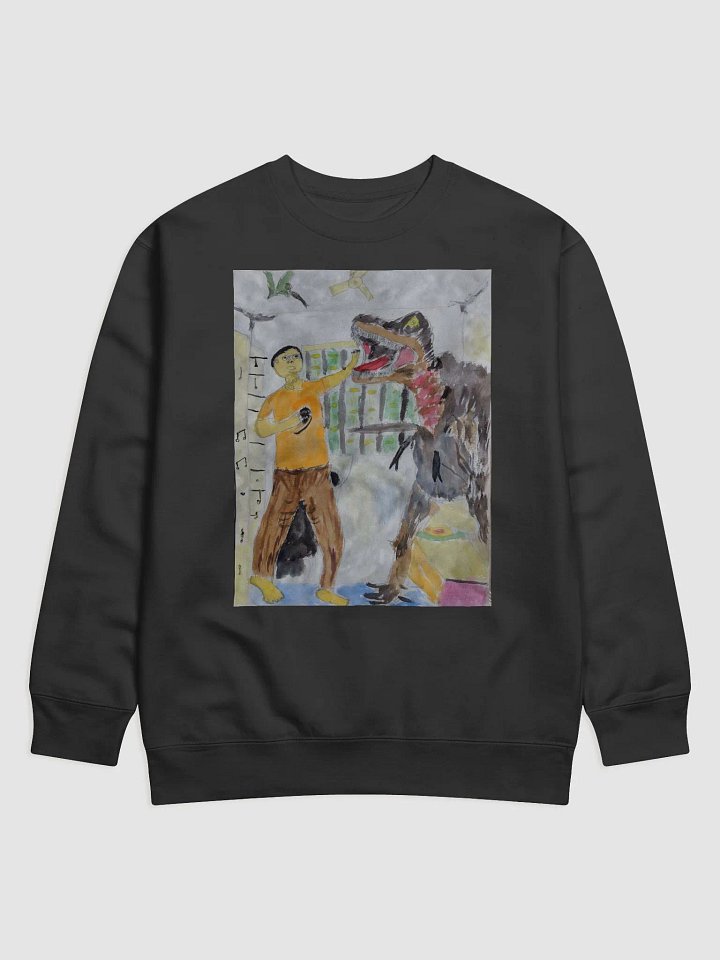 Cotton Heritage Premium Sweatshirt： Me vs T.rex product image (6)