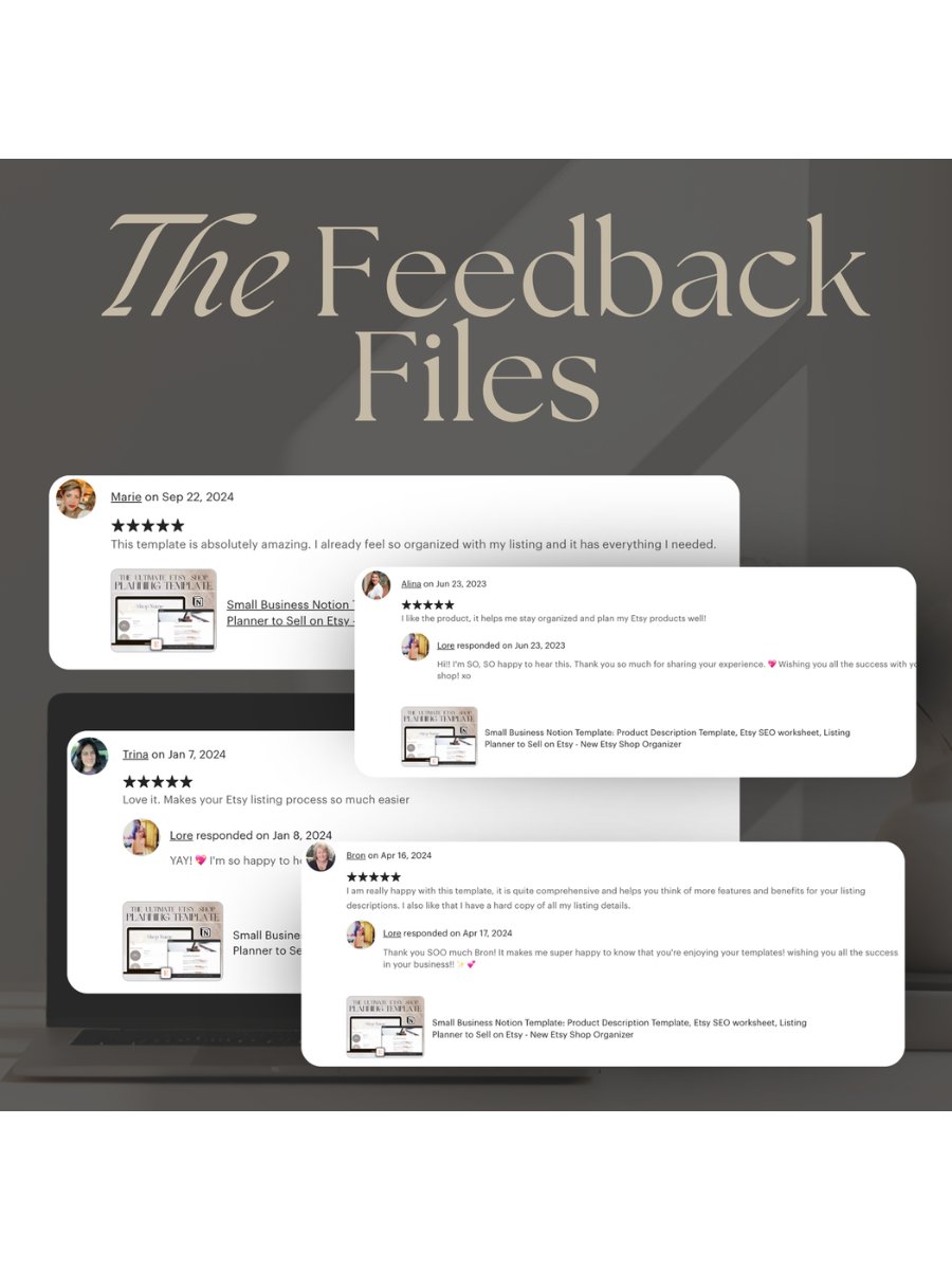 Etsy Shop Planner - Notion Template product image (10)