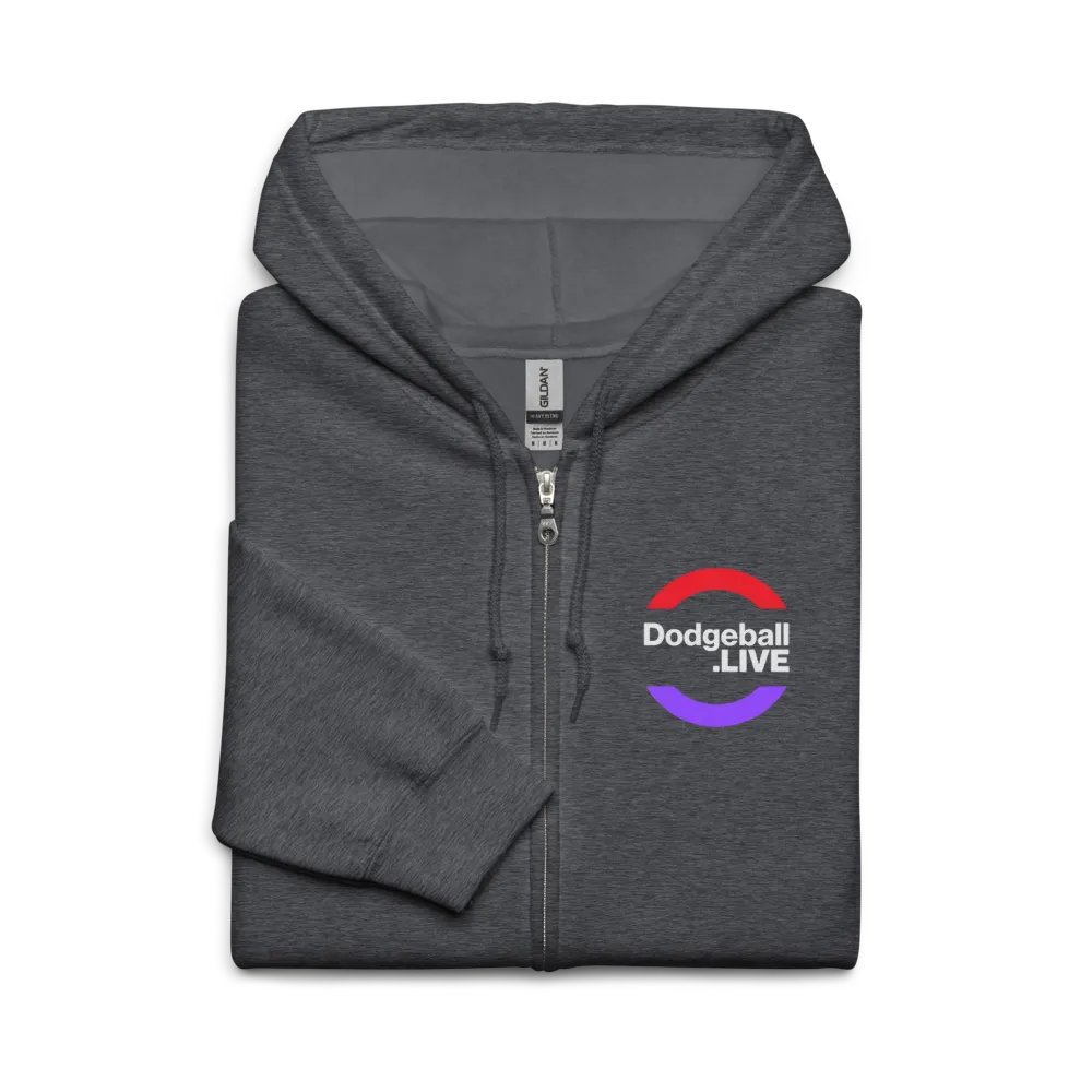 Dodgeball.LIVE Zip-Up Hoodie product image (11)