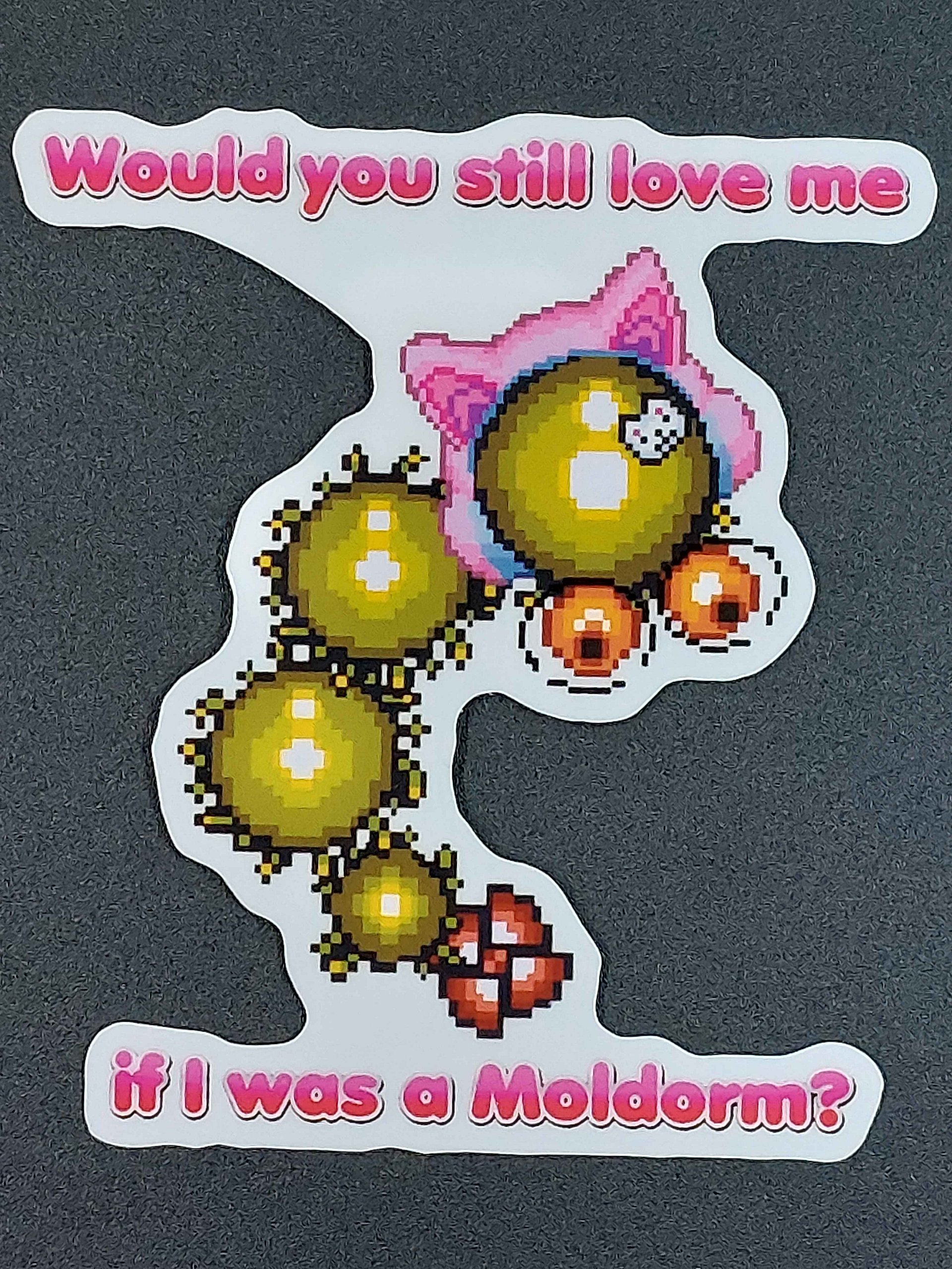 5 pack Clear plastic Moldorm sticker v2 product image (1)