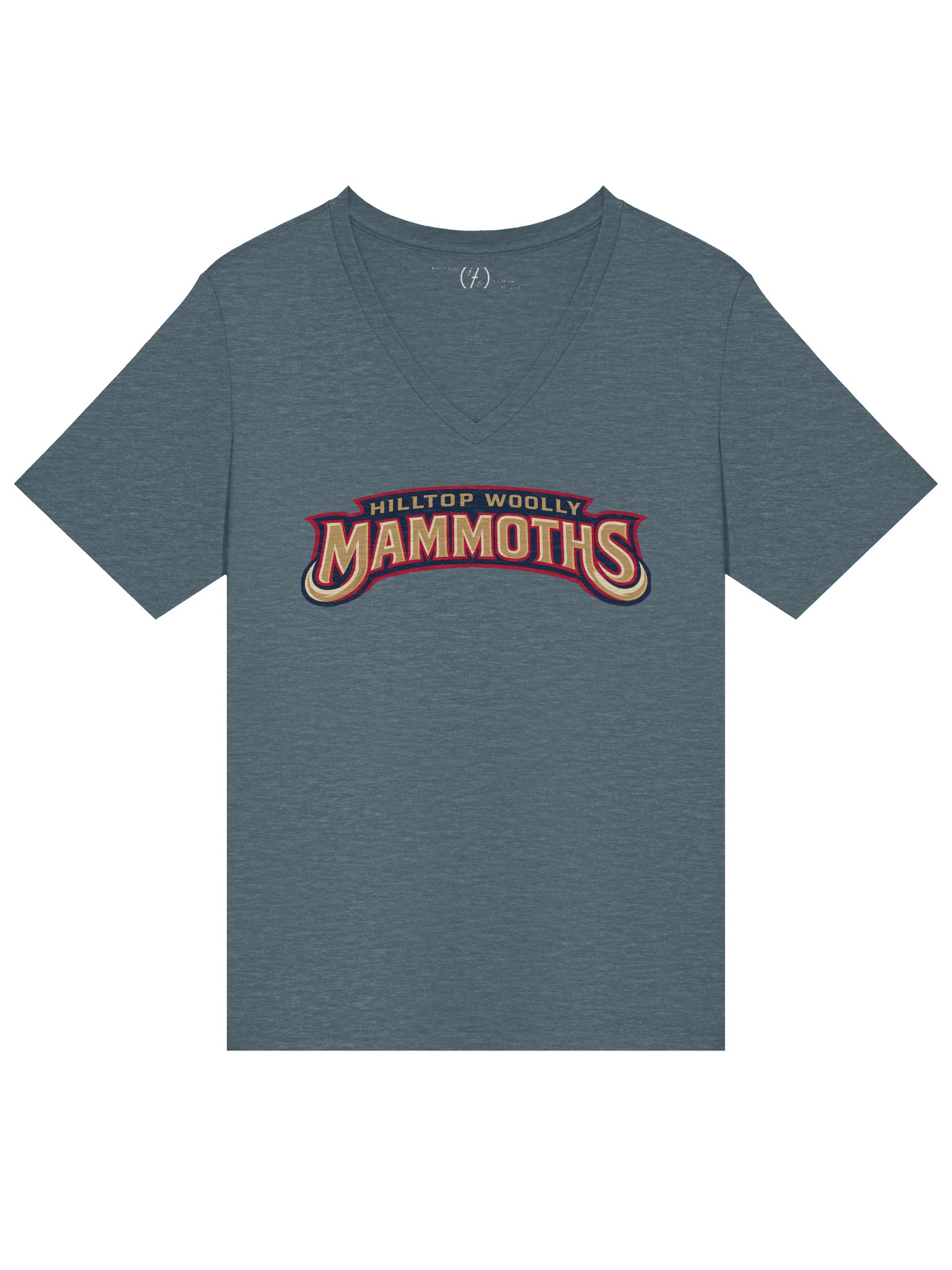 Hilltop Woolly Mammoths (Woolly’s) Women's V-Neck T-Shirt product image (4)