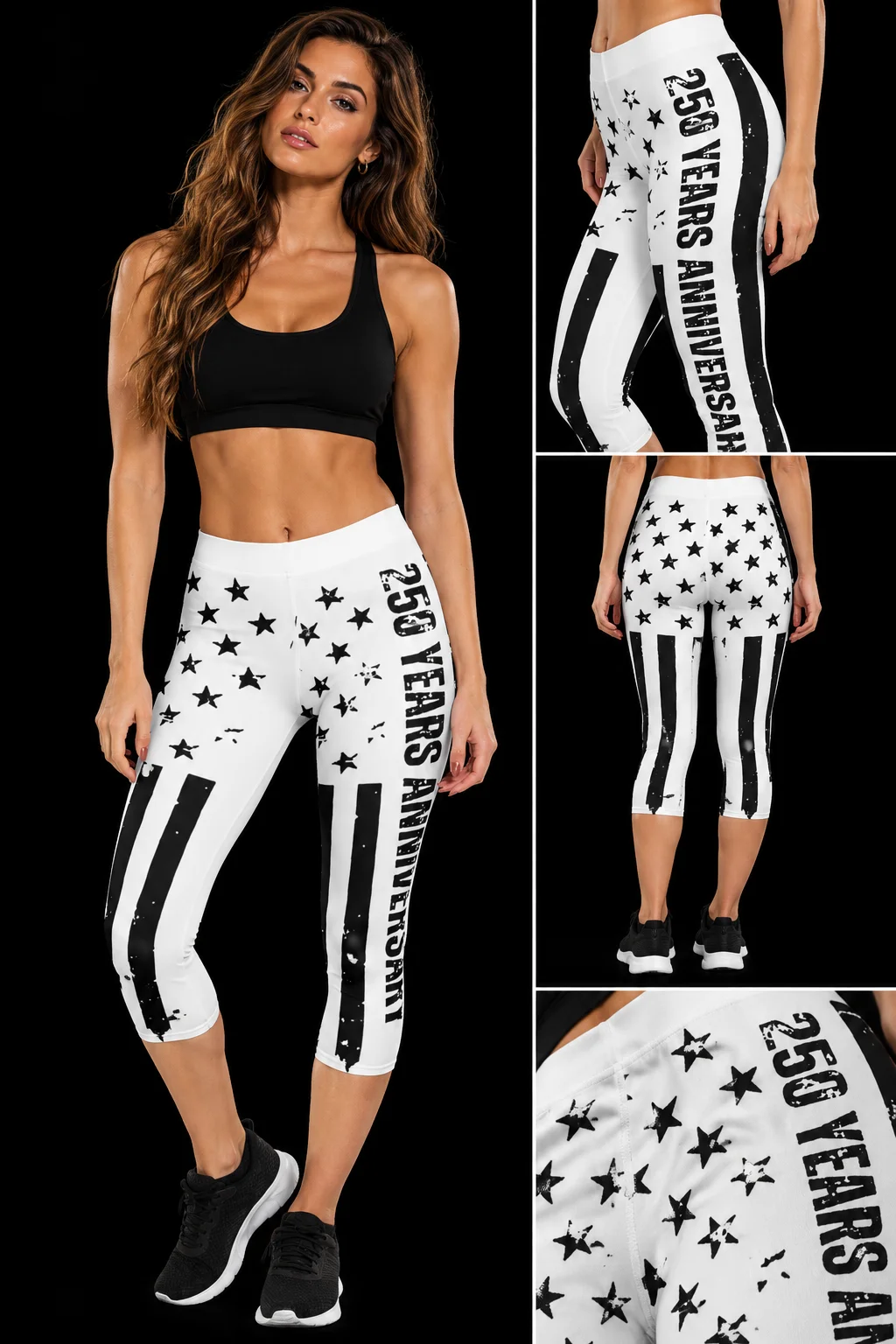 USA 250 Years Anniversary Capri Leggings product image (1)