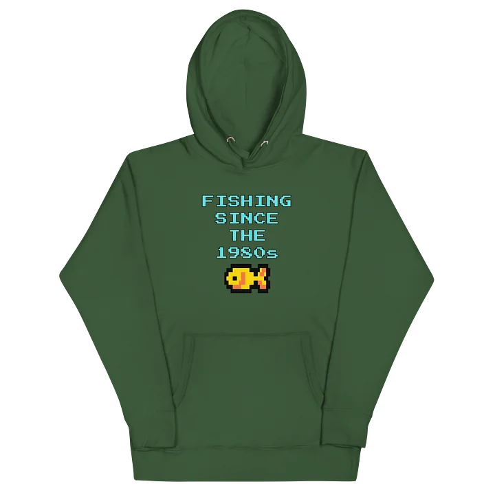 Fishing Since The 1980s Hoodie (Green) product image (2)