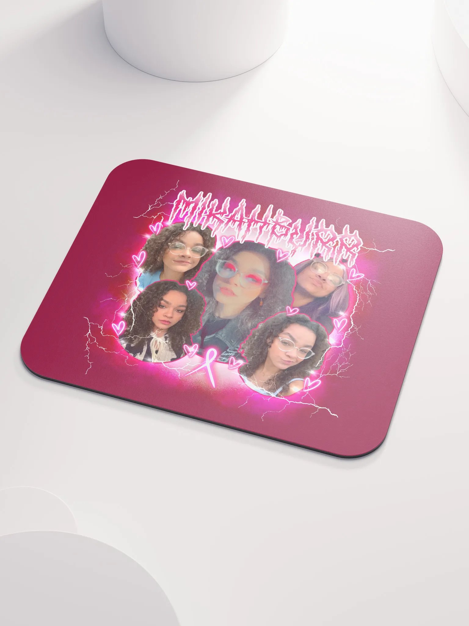 Electric Heart Mouse Pad product image (3)