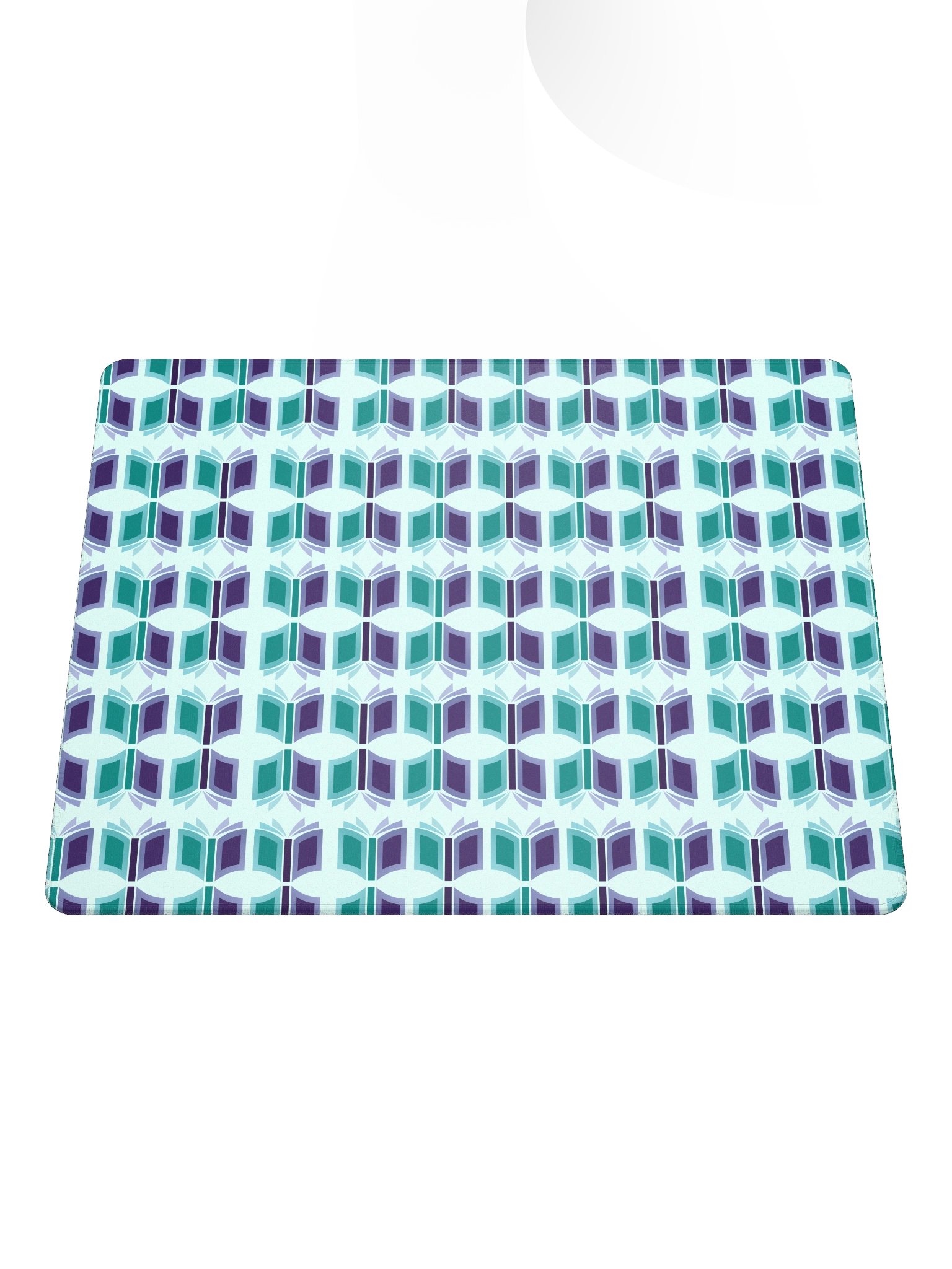 Gaming Mouse Pad (Light Teal Background) product image (1)