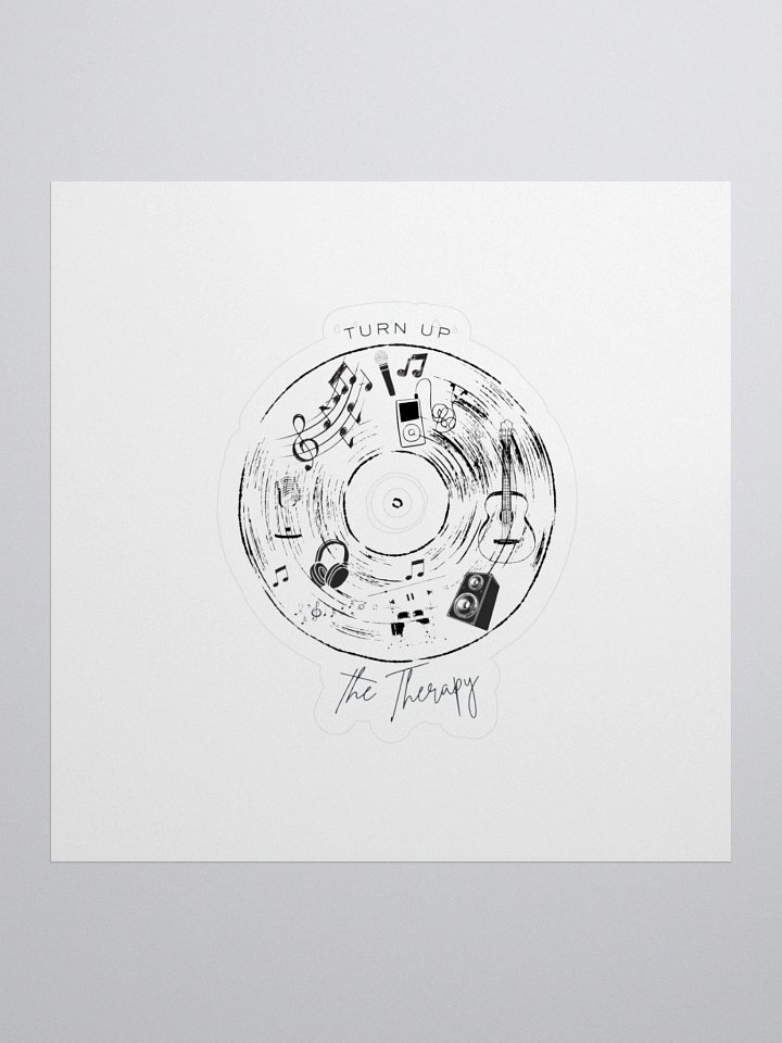 Turn Up the Therapy Sticker product image (1)
