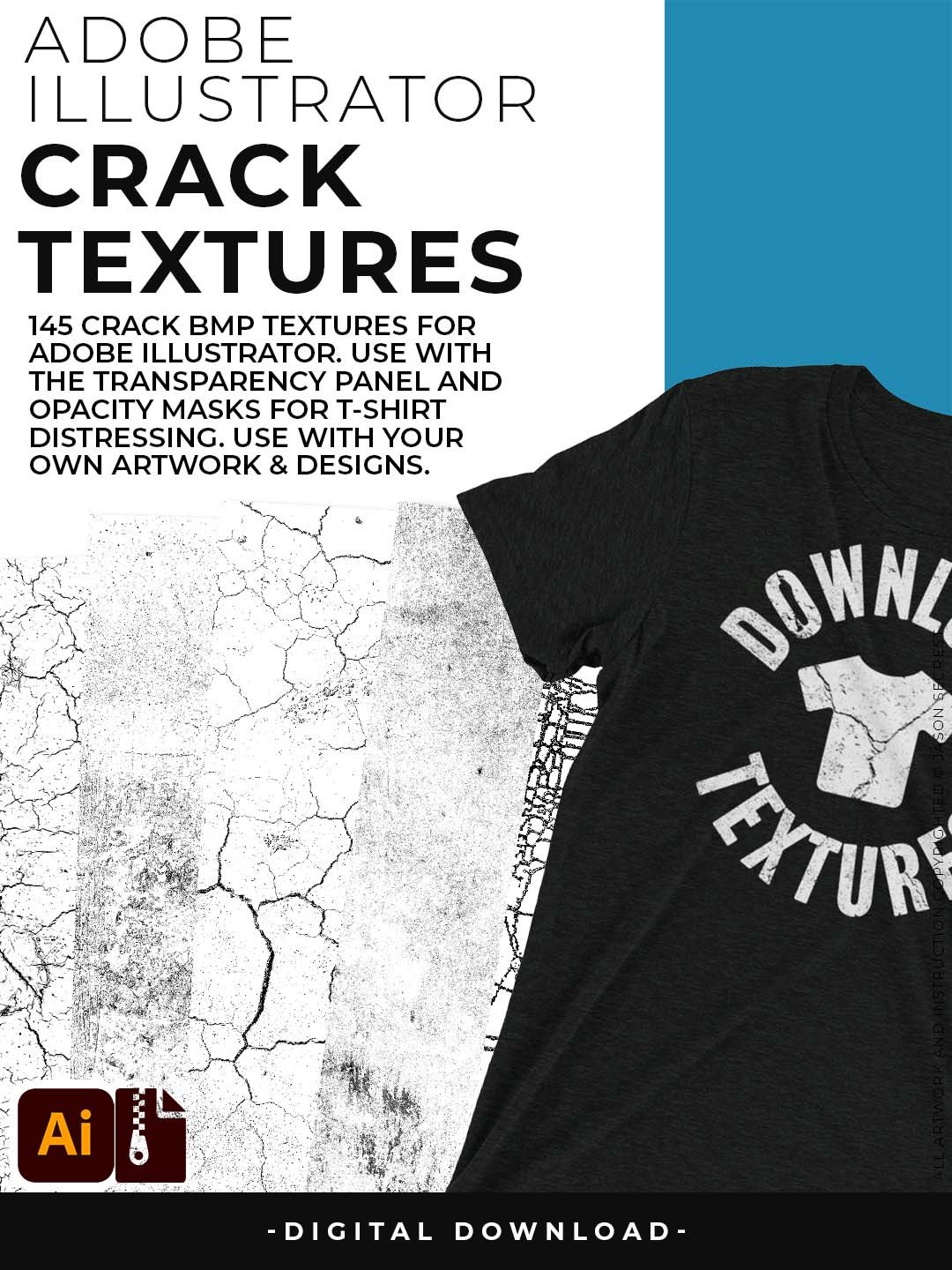 Crack Texture Pack for Adobe Illustrator product image (3)