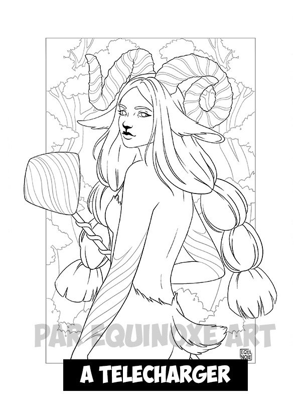 Planche de Coloriage Numérique Faune product image (1)