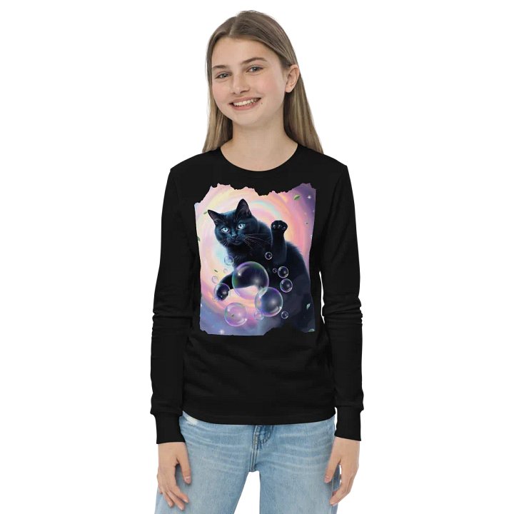 Dreamy Cat Bubble Play Long Sleeve product image (2)