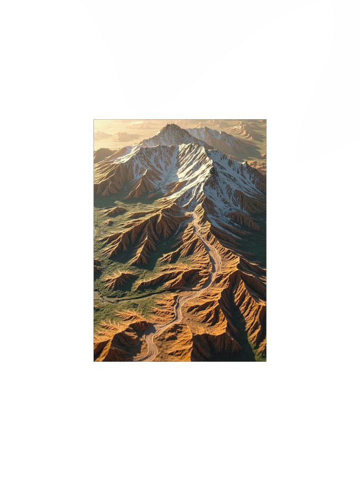 The Andes & The Royal Road: 3D Topographical Relief (Inca Empire Heritage) product image (6)