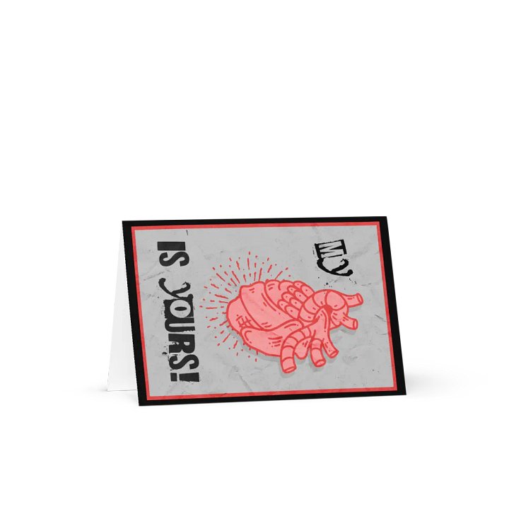 Punk VDay Card - My Heart Greeting Card product image (1)