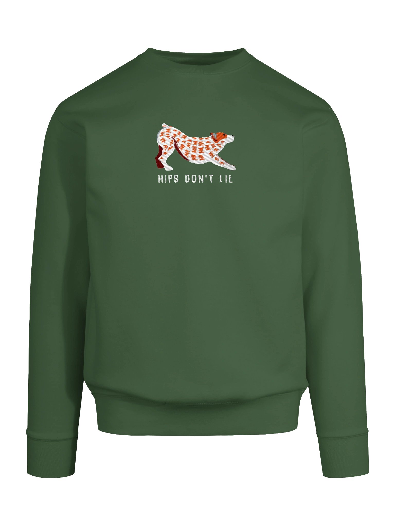 Hips Don't Lie Sweatshirt (Embroidered) of an Australian Cattle Dog(Red Heeler) product image (37)