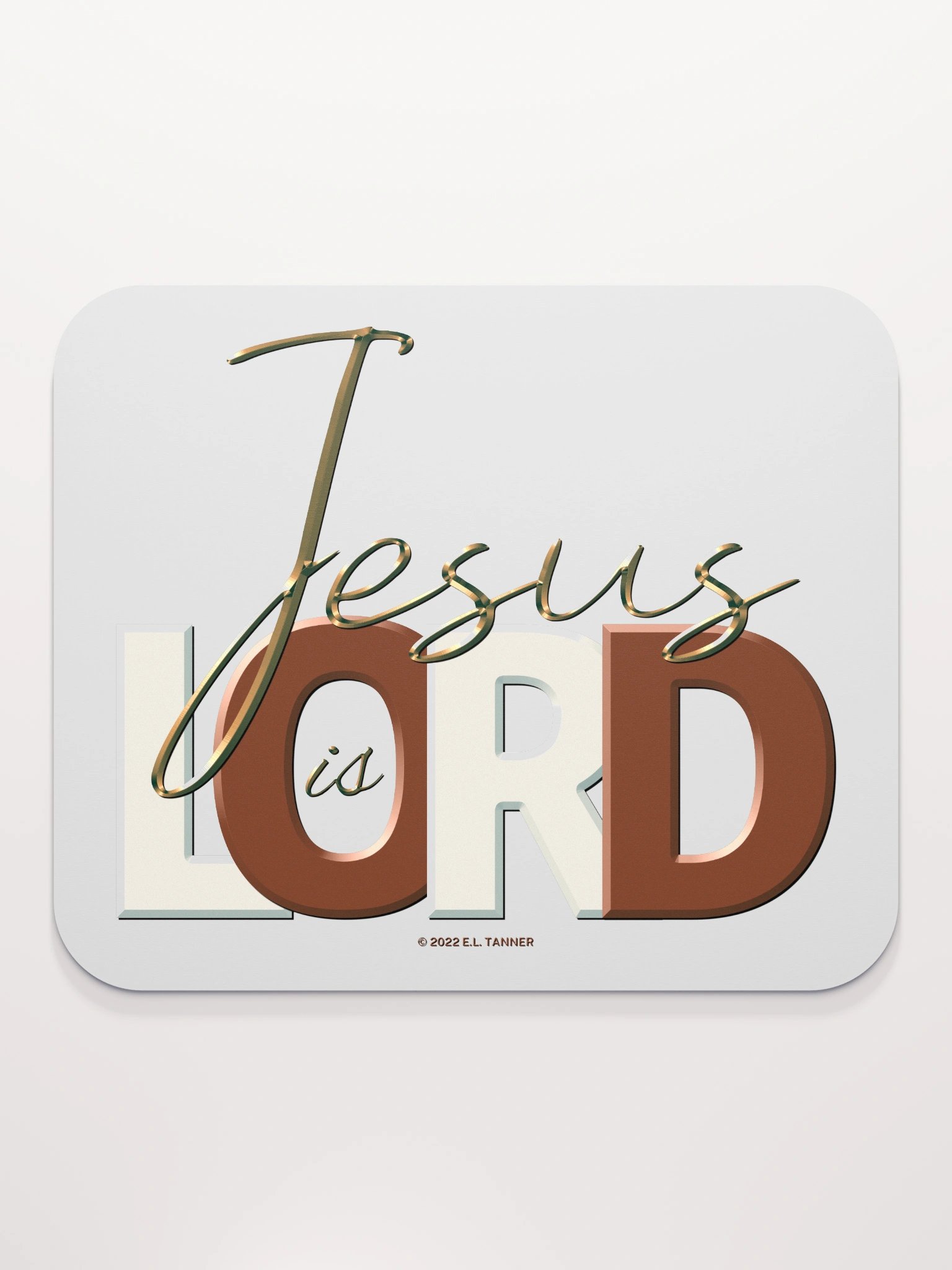 Jesus is Lord, Brn Mouse Pad product image (2)