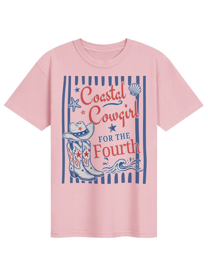 Coastal Cowgirl For The Fourth Comfort Colors 1717 T-Shirt product image (2)