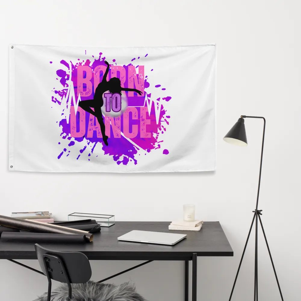 Born to Dance Her Silhouette Flag product image (9)